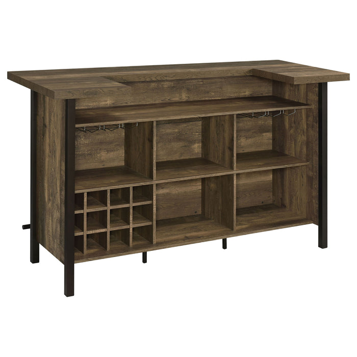 Lampton - Freestanding Home Bar - Oak
