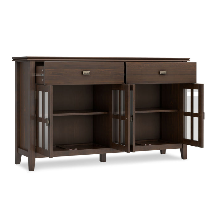 Artisan - Large 4 Door Sideboard Buffet - Brown