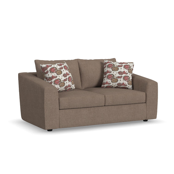 Chevy - Fabric Loveseat - Brown