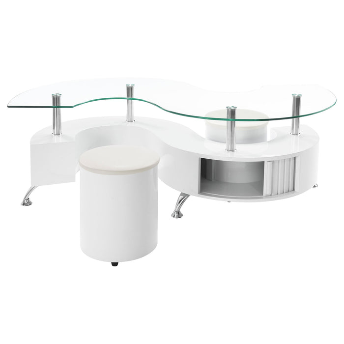 Marley - 3 Piece Coffee Table And Stools Set