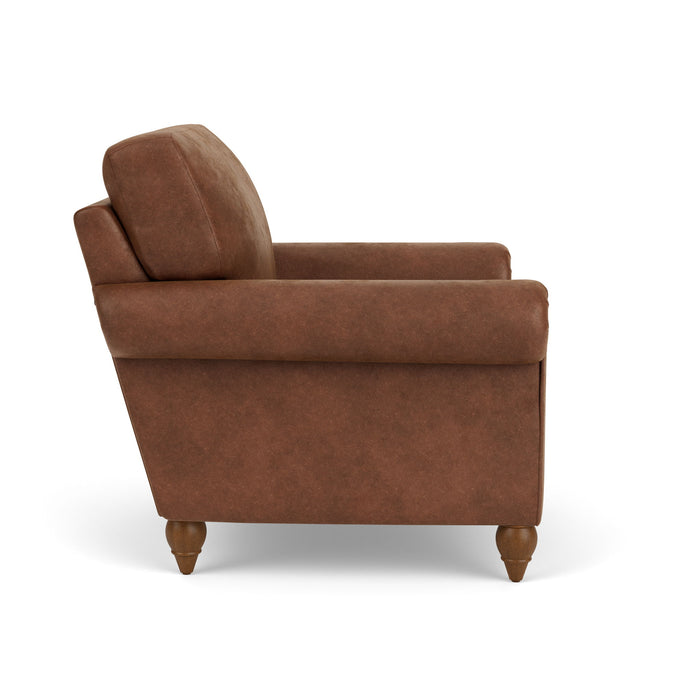 Moxy - Fabric Chair With Rolled Arms