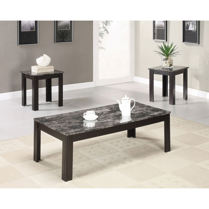 Pola - 3 Piece Coffee Table Set - Gray