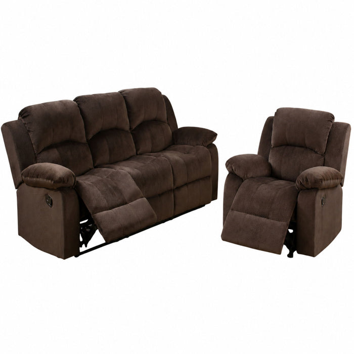 Modern Style Living Room Set With Reclining