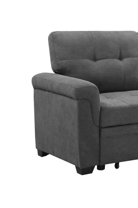 Lucca - Reversible Sectional Sleeper Sofa Chaise With Storage