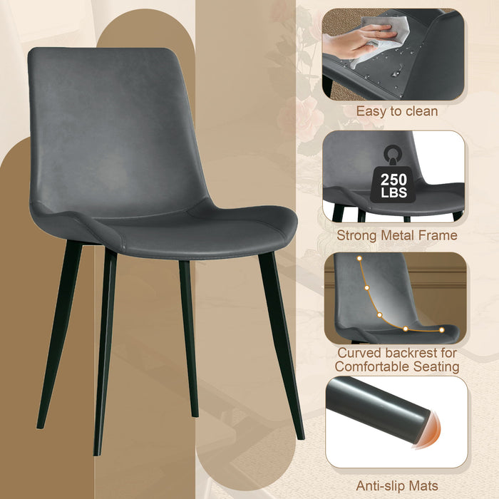 Modern Expandable Dining Table With Retractable Leaf With Chairs