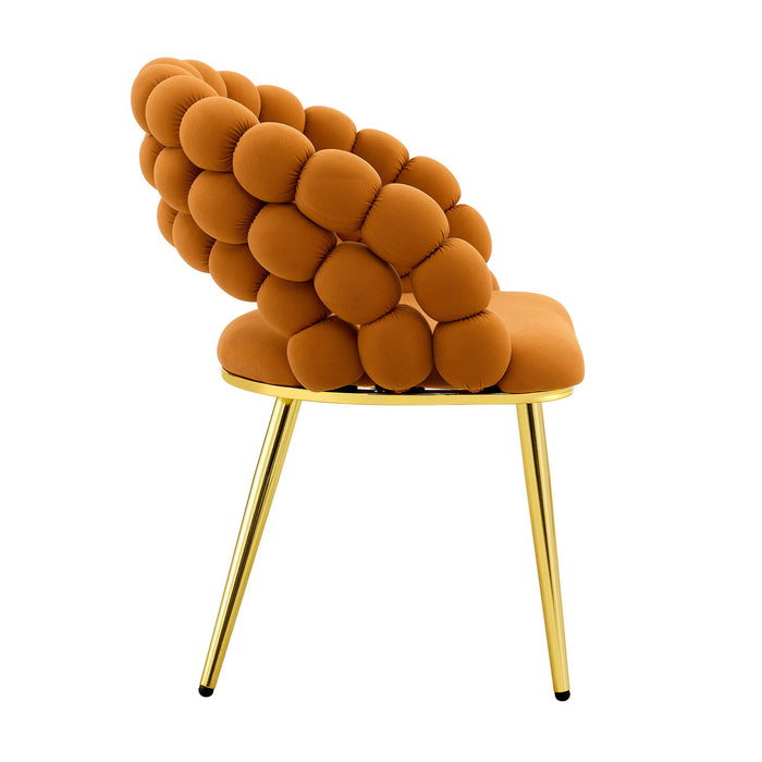 Puffy Bubble, Ball Chain Chairs For Dining Room (Set of 2)