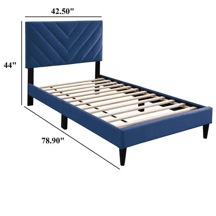 Bed Set With Adjustable Headboard