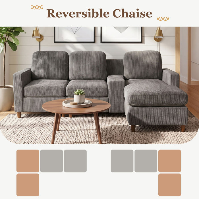 L - Sectional Sofa With Reversible Chaise