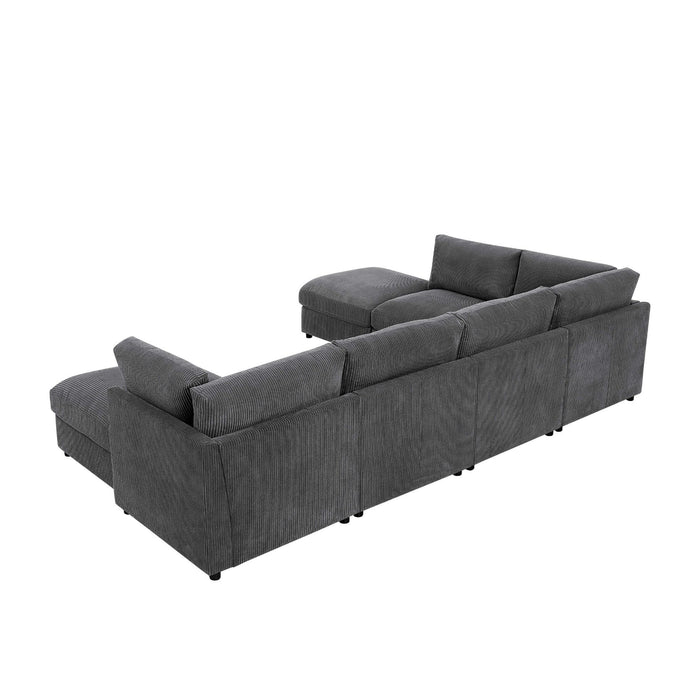Modern Reversible Modular Sectional