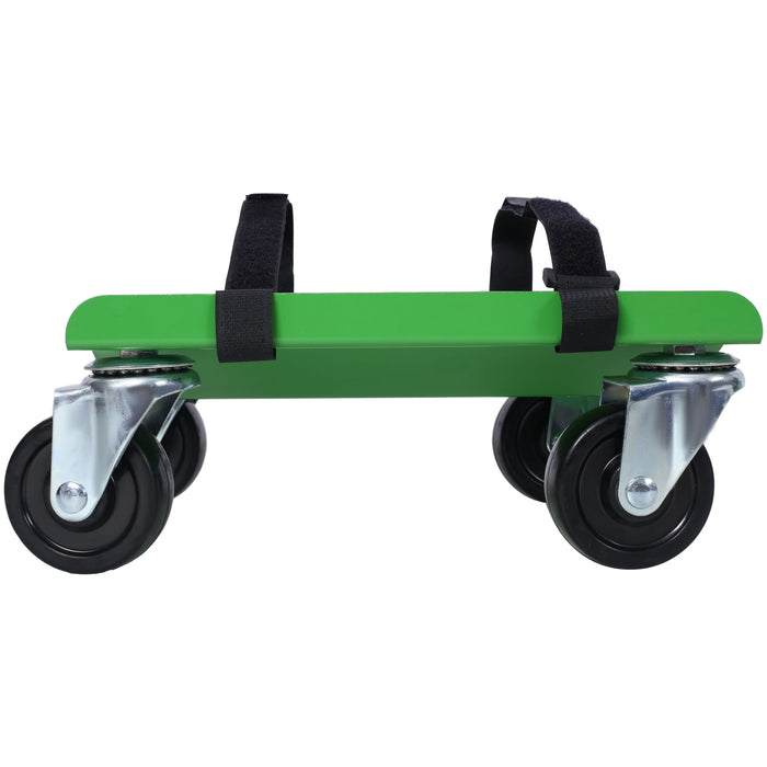 Heavy Duty Snowmobile Dolly With V Slide And Swivel Casters Steel, 1500Lbs Capacity