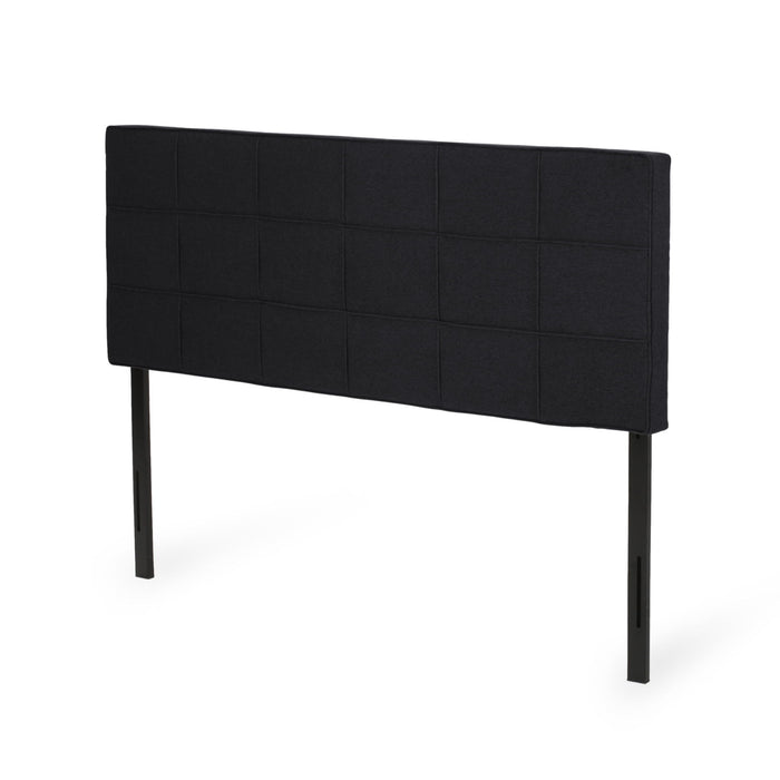 Marakesh - Contemporary Fabric Upholstered King / California King Headboard - Black