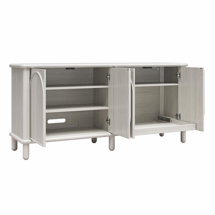 Selena - Credenza - Rustic White