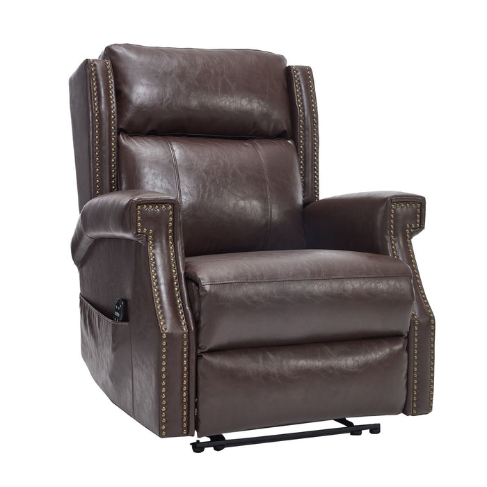 Manual Recliner Chair With Heavy Duty Motion Mechanism, 8 Vibrating Nodes And 3 Massage Modes For Living Room