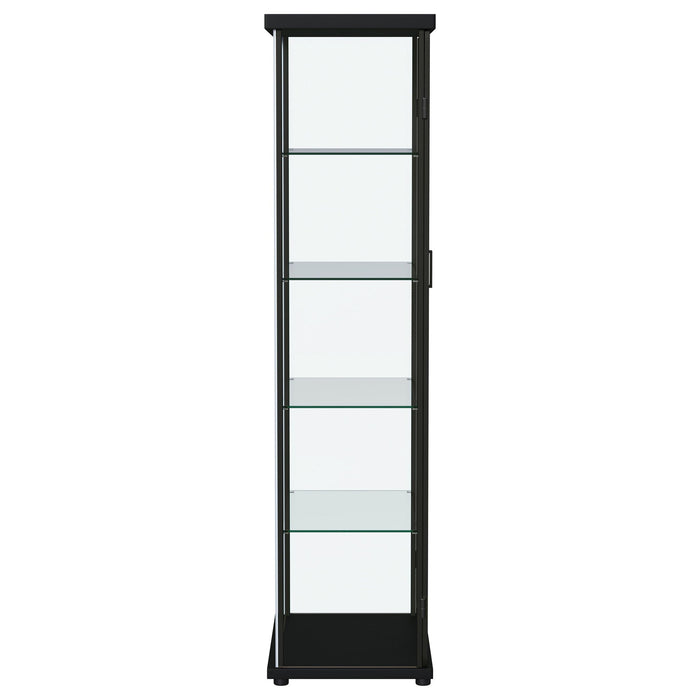 Nevra - 4 Shelf Display LED Curio Cabinet