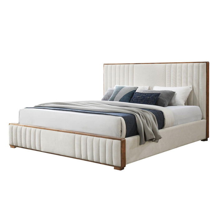 Kaleea - Queen Bed - Beige