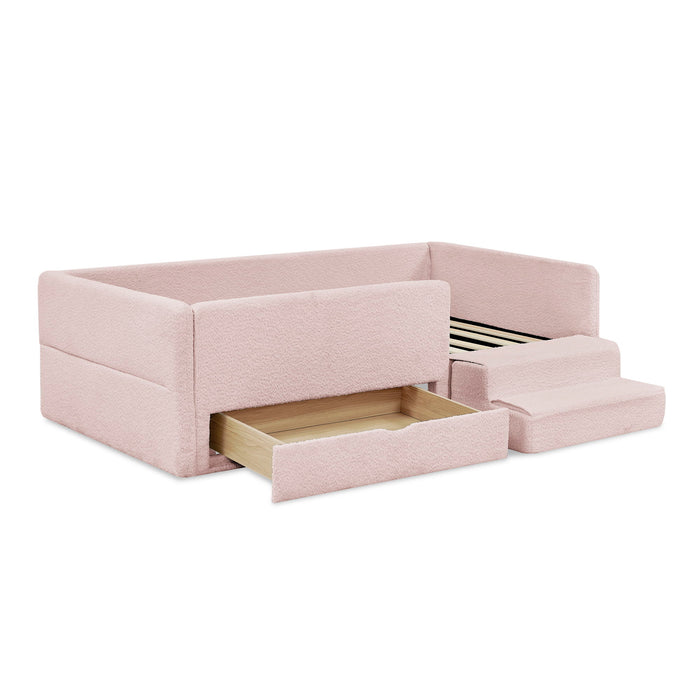 Safe Kids Bed With Guardrails And Storage
