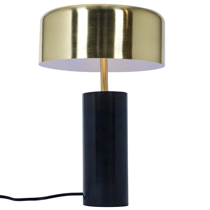 Desk Lamp With Drum Shade - Black