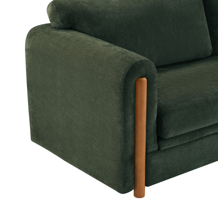 Modern 3 Seater Upholstered Couch Sofa For Living Room
