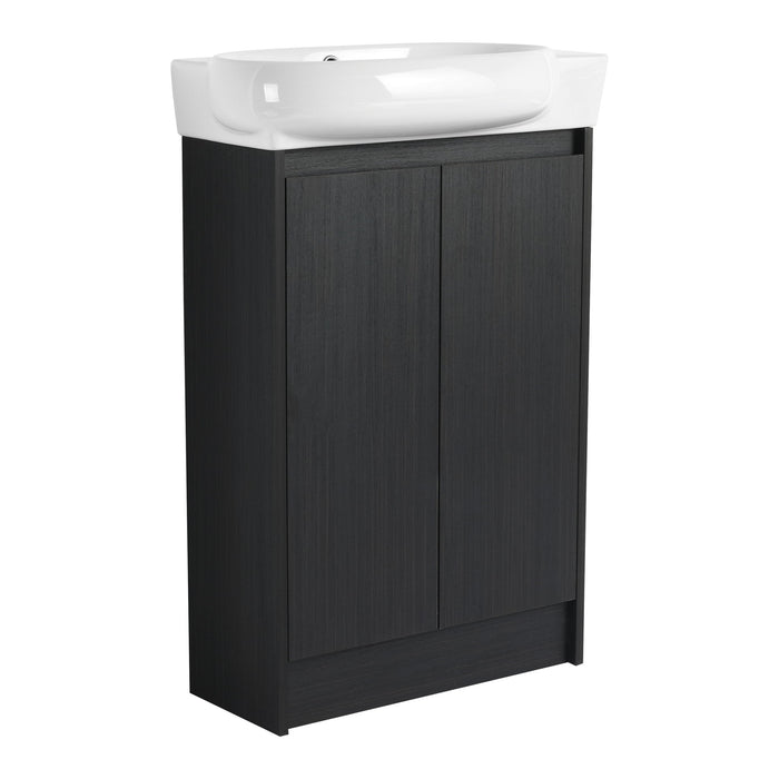 Freestanding Bathroom Vanity & Sink, Soft Close Doors