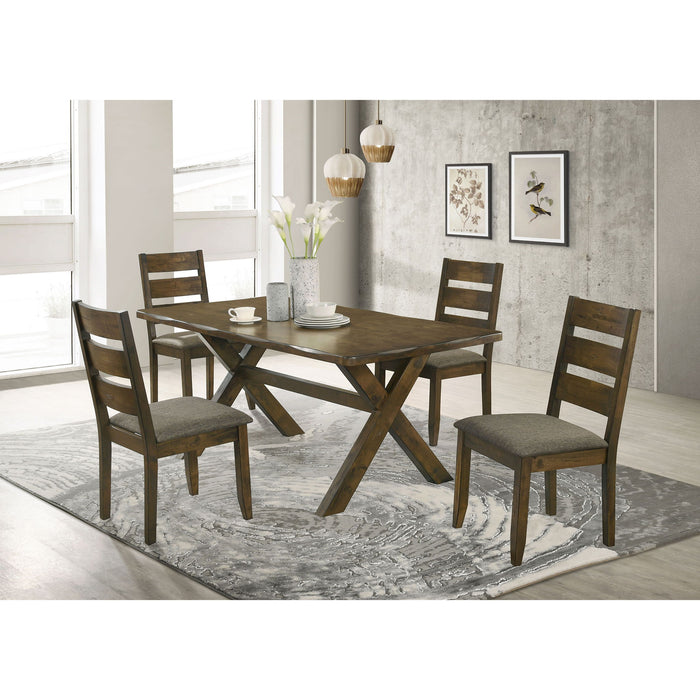 Ladderback Dining Chair (Set of 2) - Brown