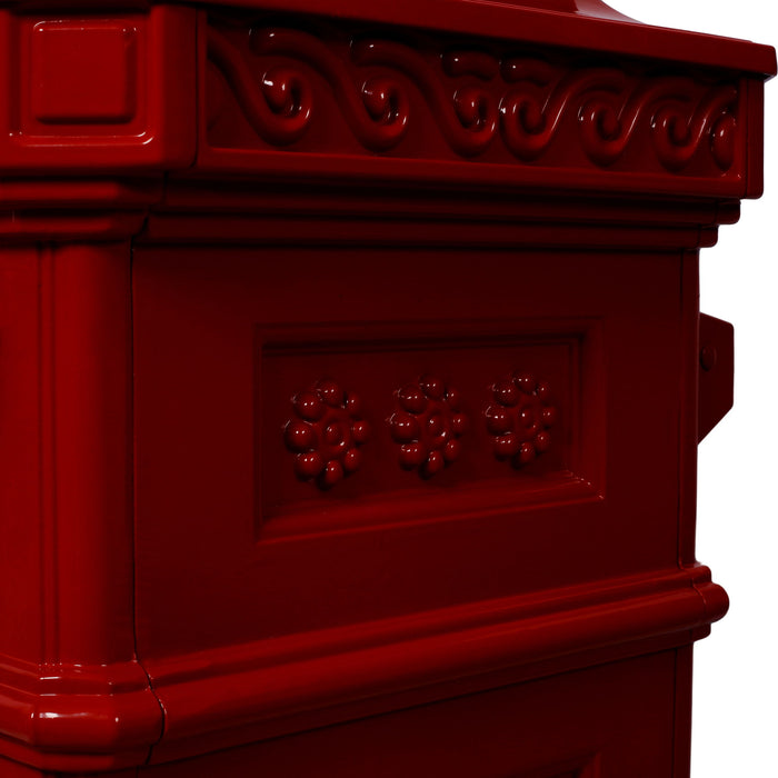 Mailboxs Residential Large-Capacity Letter Box, Rainproof Postbox Statue