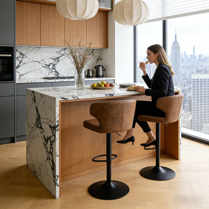 Adjustable Swivel Bar Chair