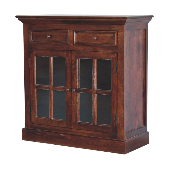 Glazed Cabinet - Cherry