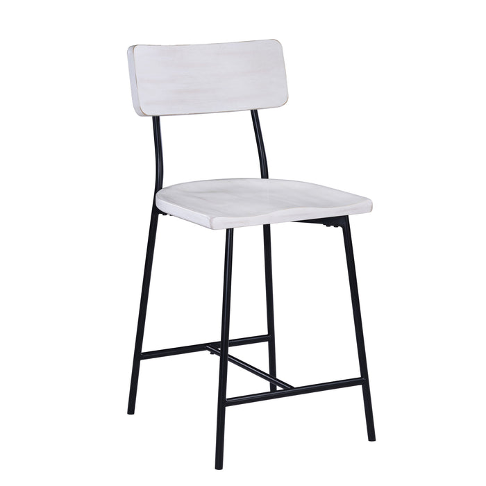 Badin - Counter Stool - White Washed