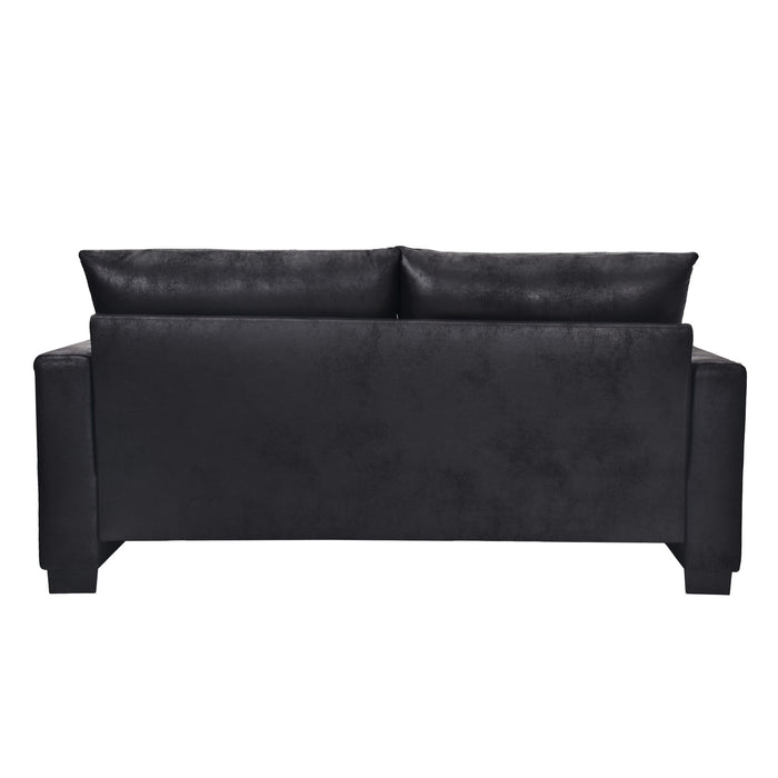 2 Seater Sofa, 2 Throw Pillows For Living Room
