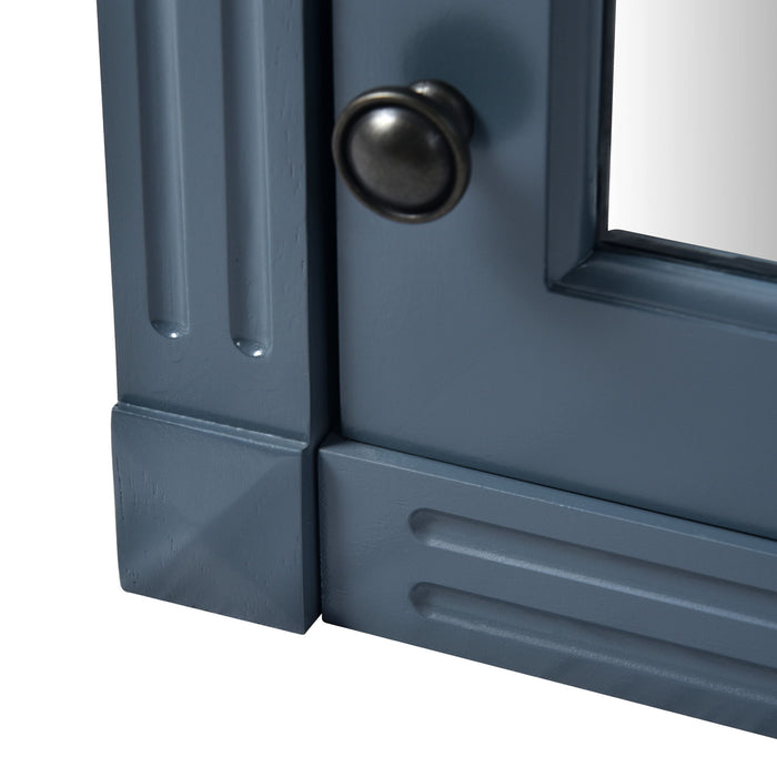 Wall Mounted Bathroom Storage Cabinet With Mirror, Medicine Cabinet With Height Adjustable Shelf