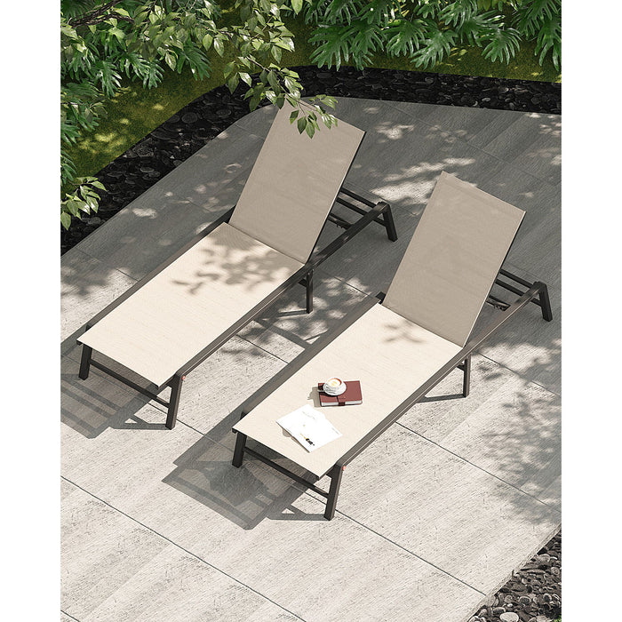 Chaise Lounge Outdoor (Set of 2)