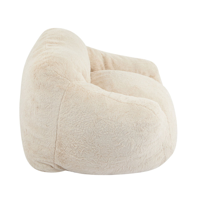 Auch - Indoor Armchair Style Bean Bag - Beige