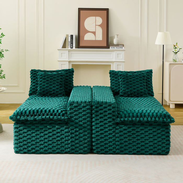 Multifunctional Sofa, Side-By-Side Or Facing Each Other