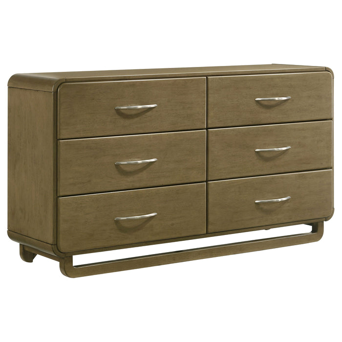 Tully - 6 Drawer Dresser - Nutmeg Brown