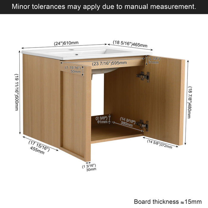 Floating Bathroom Vanity With Sink Combo