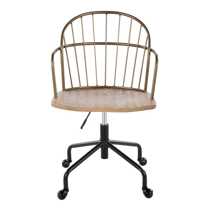 Riley - Farmhouse Adjustable Office Chair