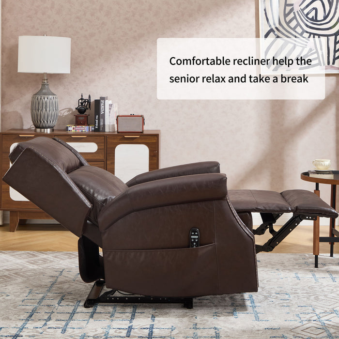 Manual Recliner Chair With Heavy Duty Motion Mechanism, 8 Vibrating Nodes And 3 Massage Modes For Living Room