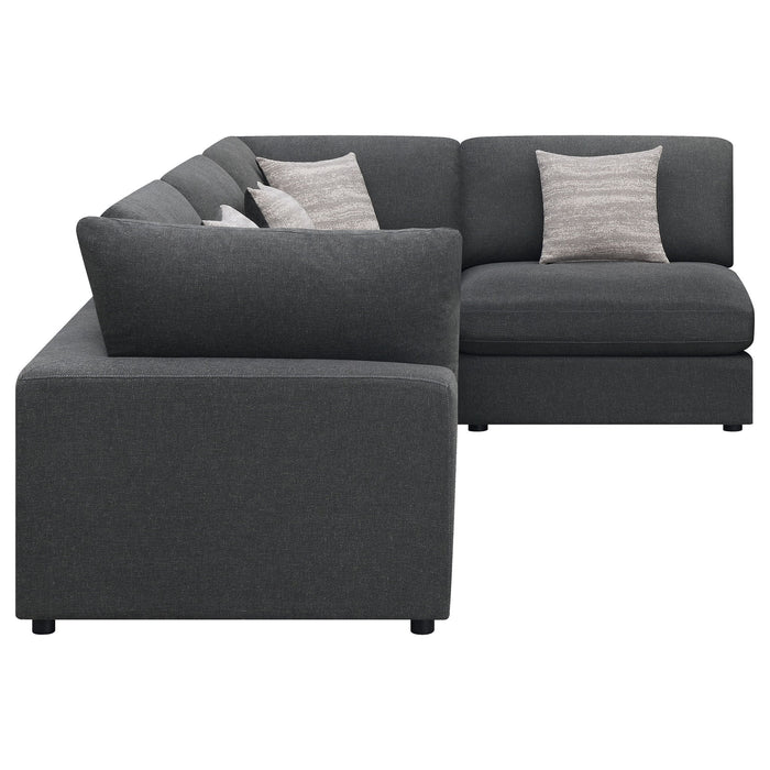 Rhette - Upholstered Sectional With Reversible Cushions