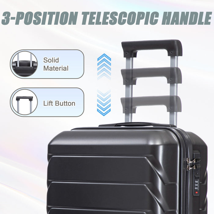 Spinner Luggage Set With Combination Lock