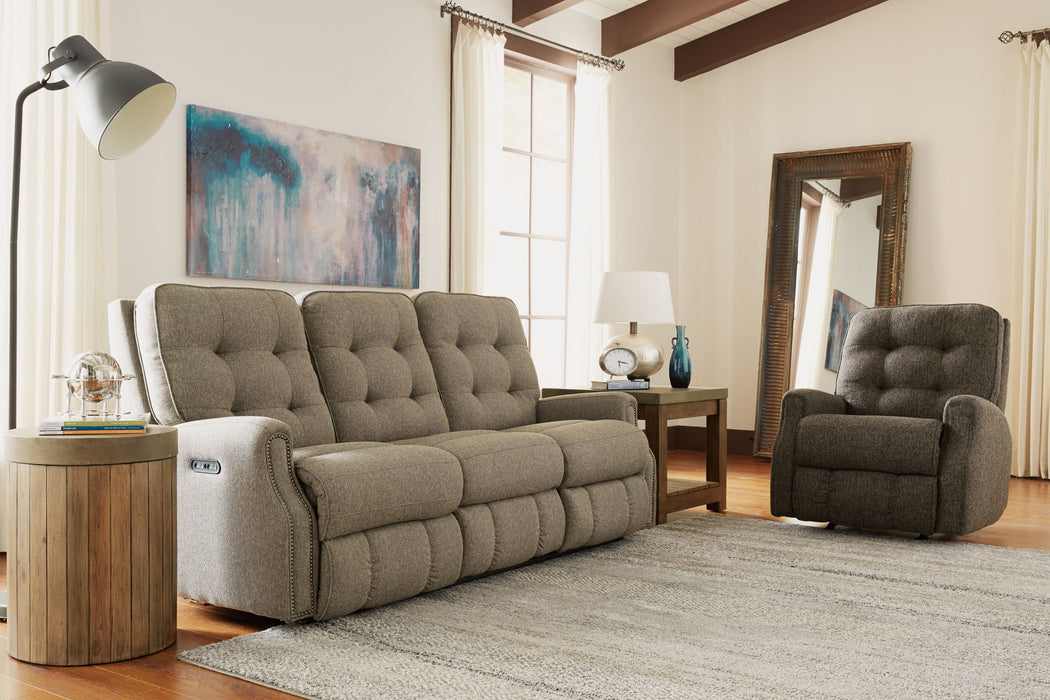 Devon - Reclining Sofa, Nailhead Trim