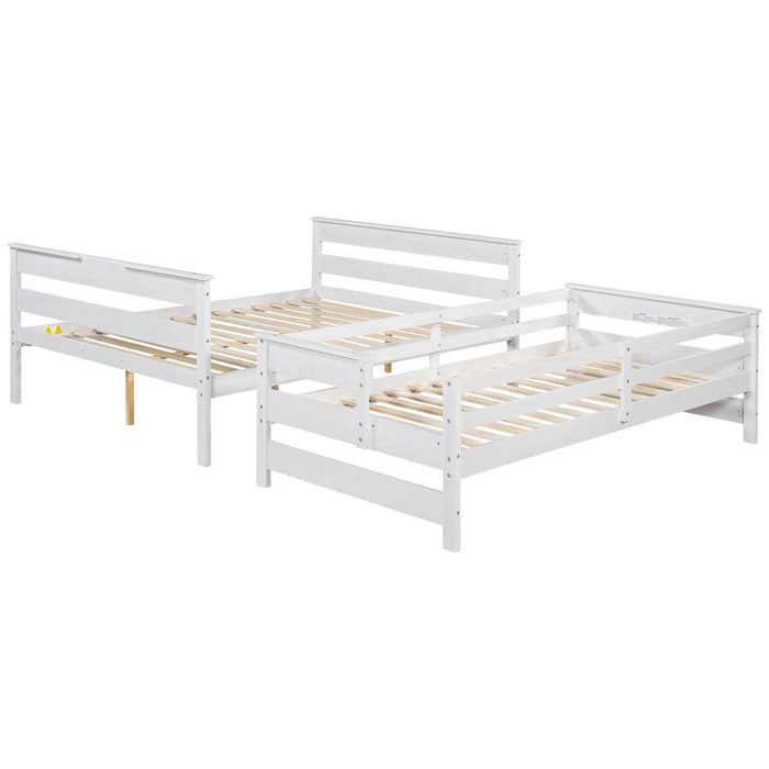 Detachable Design Bunk Bed With Ladder