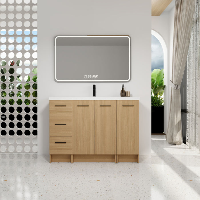 Floating Bathroom Vanity With Sink, Modular Cabinet