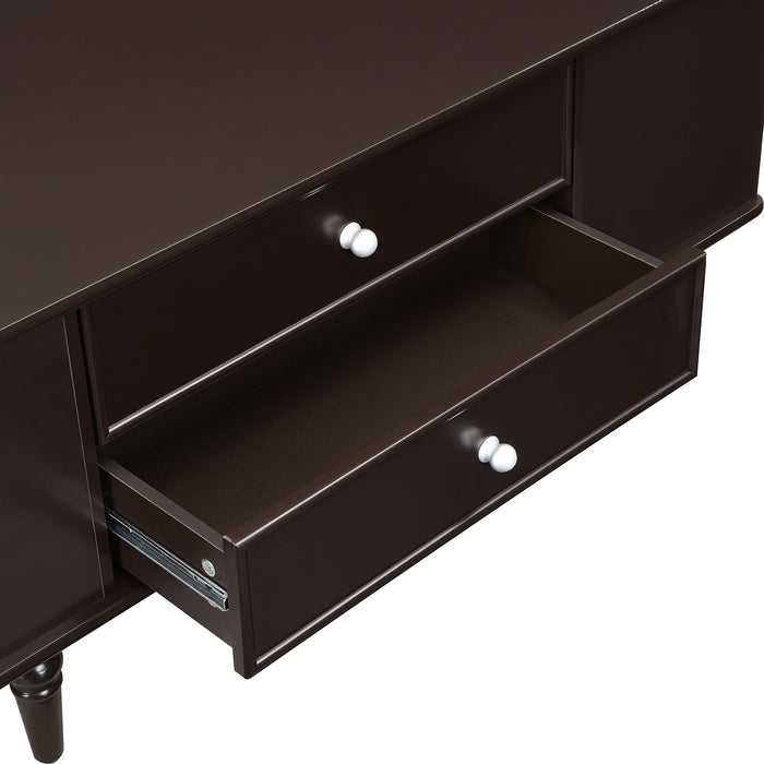 Modern Rectangle Coffee Table With Four Drawers