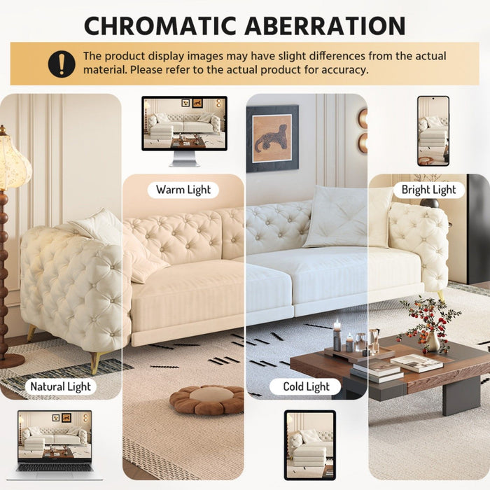 3-In-1 Convertible Sleeper Sofa