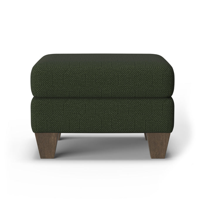 Moxy - Fabric Ottoman, Square Tapered Legs