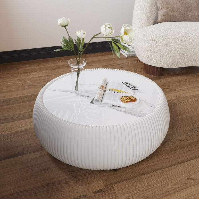 Drum Shaped Coffee Table