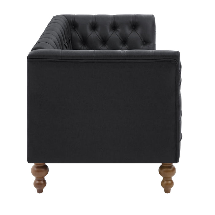 Chesterfield Sofa With Flared Arms For Living Room