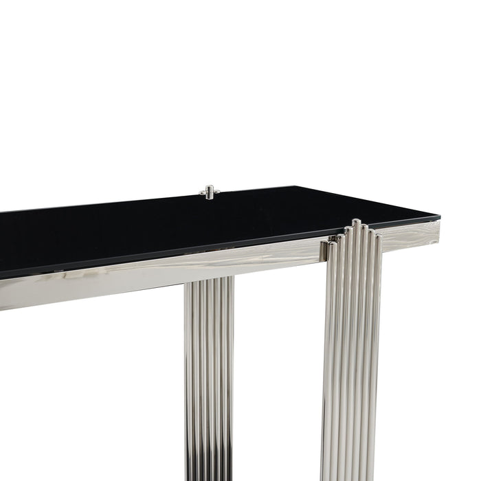Console Table With Double Tier Storage
