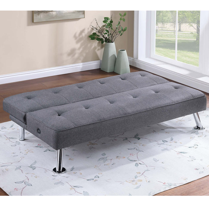 Tufted Sofa With USB Port For Living Room