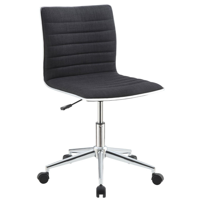 Armless Office Chair, Adjustable Height